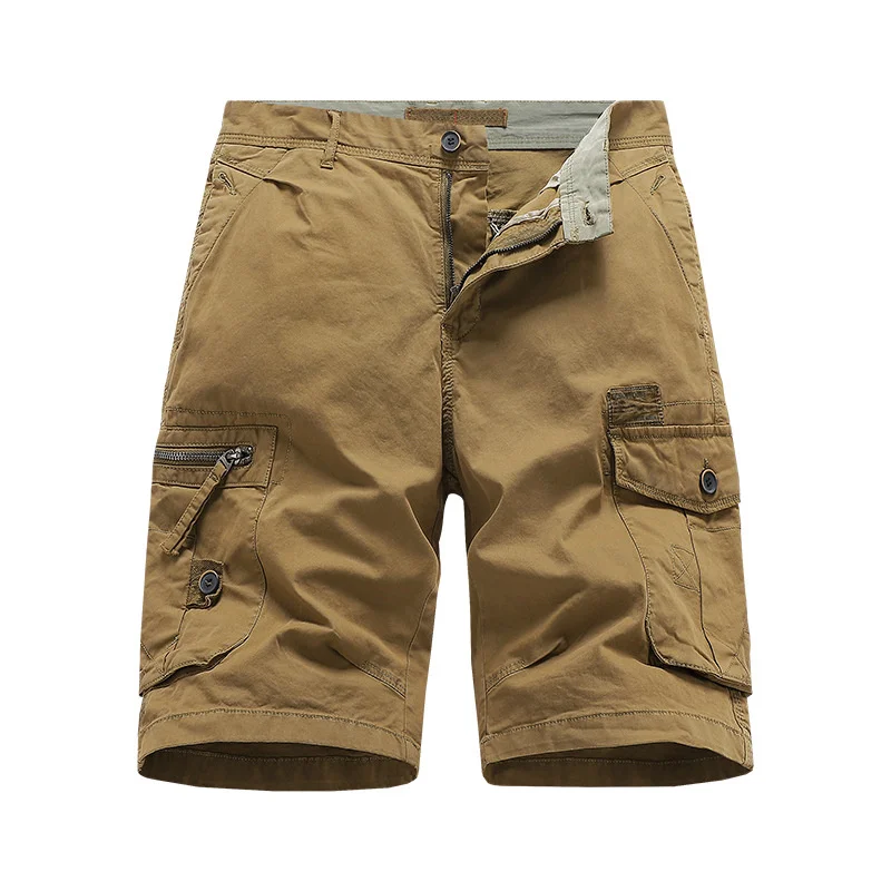 

Шорты-карго мужские хлопковые, модная одежда, летние короткие штаны для улицы, размеры 30-40