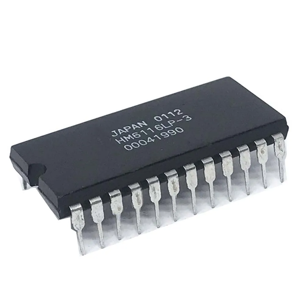 

1 шт./лот Φ 6116 DIP-24 HM6116 HM6116LP новая Оригинальная фотография