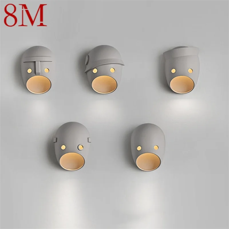 

8M Nordic Wall Lamp Vintage Simple LED Creative Decorative Corridor For Hotel Living Room Sconce