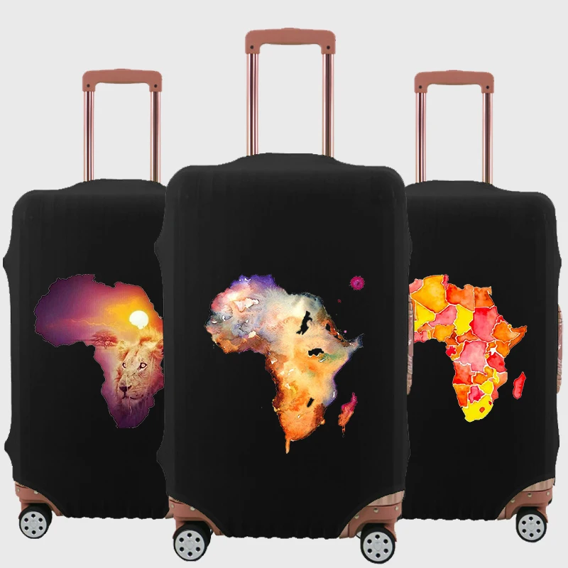 

Map Series Travel Luggage Cover Washable Travel Luggage Cover Thickened Scratch-resistant Protective Cover 18-32 Inch Luggage