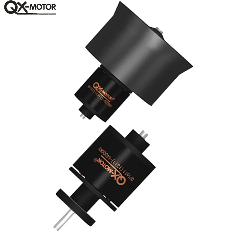 QX-Motor QF1611 14000KV 7000KV 6000KV 5000 кв бесщеточный двигатель 30mm 6 Blades Ducted Fan EDF для самолетов DIY