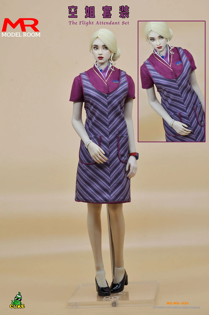 В наличии CUKE игрушки MA-024 1/6 Женская летная гарнитура комплект одежды модель