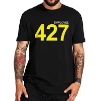 number stanley parable classic t shirt employee 427 the stanley parable video game tshirt 100 cotton eu size summer t shirts