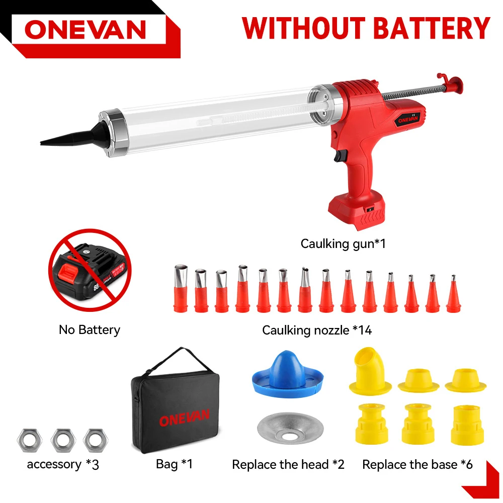 

ONEVAN Беспроводной клеевой пистолет 18В