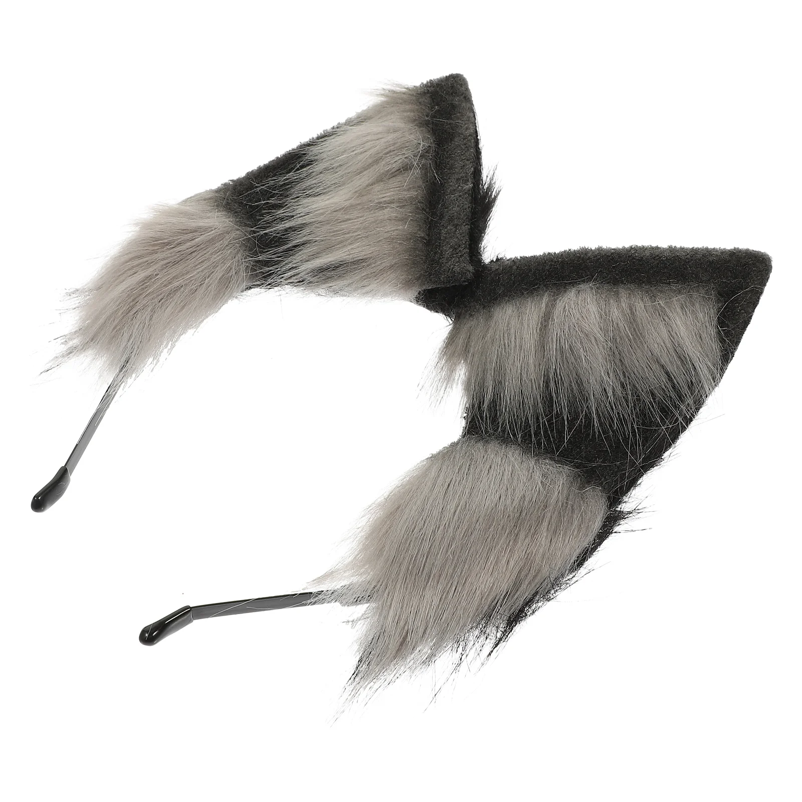 

Simulation Animal Ear Headband Plush Hairband Headgear Hoops Adorable Wolf Decor Halloween accessories