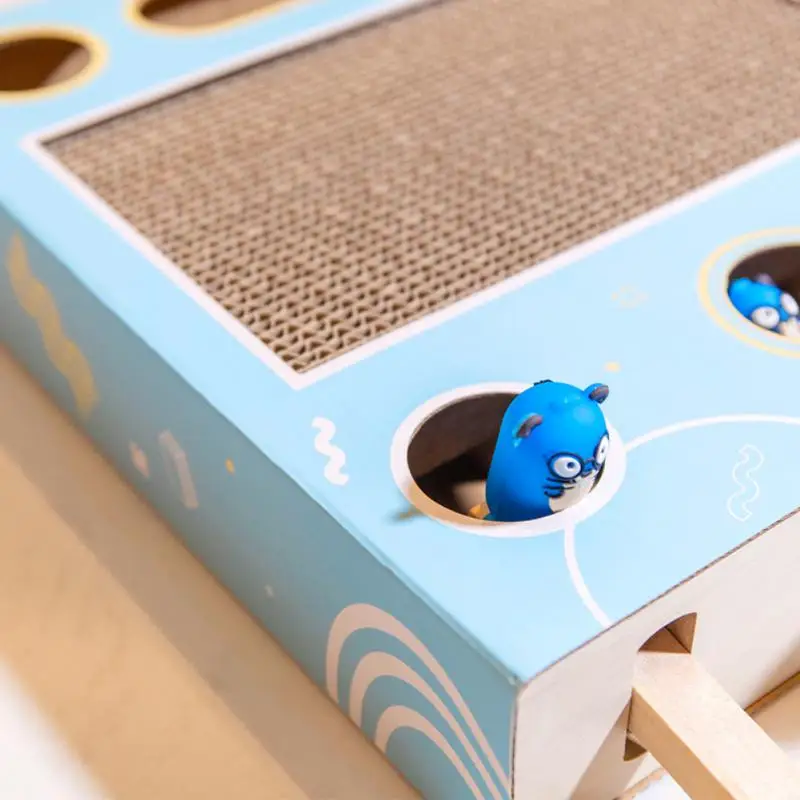 

Cat Catching Ball Solid Wood Safe Durable Environmental Protection Non Toxic Cat Care Products Hamster Toys Corrugated Paper