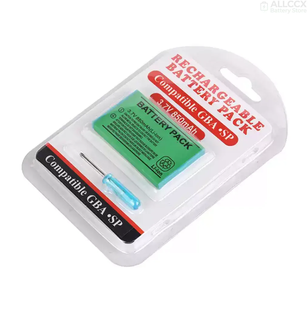 Аккумулятор ALLCCX 3.7В 850мАч для игровой консоли Nintendo Advance SP AGS-001 GBA SP AGS-003 SAM-SPRBP (art.: 3920dced585bd) - 3920dced585bd