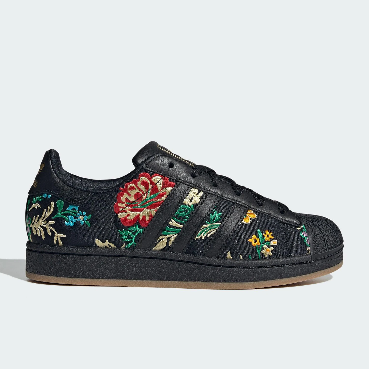 Фото Оригинальные женские классические повседневные кеды Adidas с цветочным принтом JS4045 №1