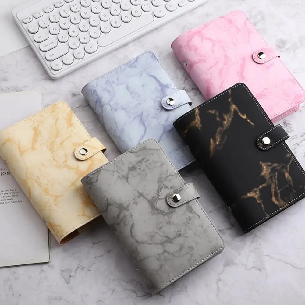 

Multipurpose Faux Leather Compartments Design Budget Binder School Supplies