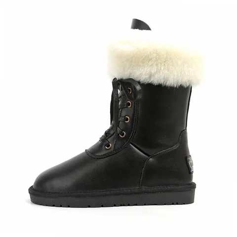 Женские зимние сапоги китайского бренда, сапоги из натуральной овечьей кожи высшего качества, классическая женская обувь из 2022 шерсти, бесплатная доставка, 100%