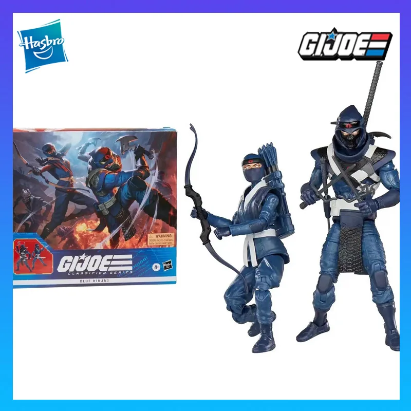 

Hasbro оригинальный G.I.Joe синий ниндзя 2-pack 6 дюймов периферийная детская коллекция модели игрушки Фигурки героев