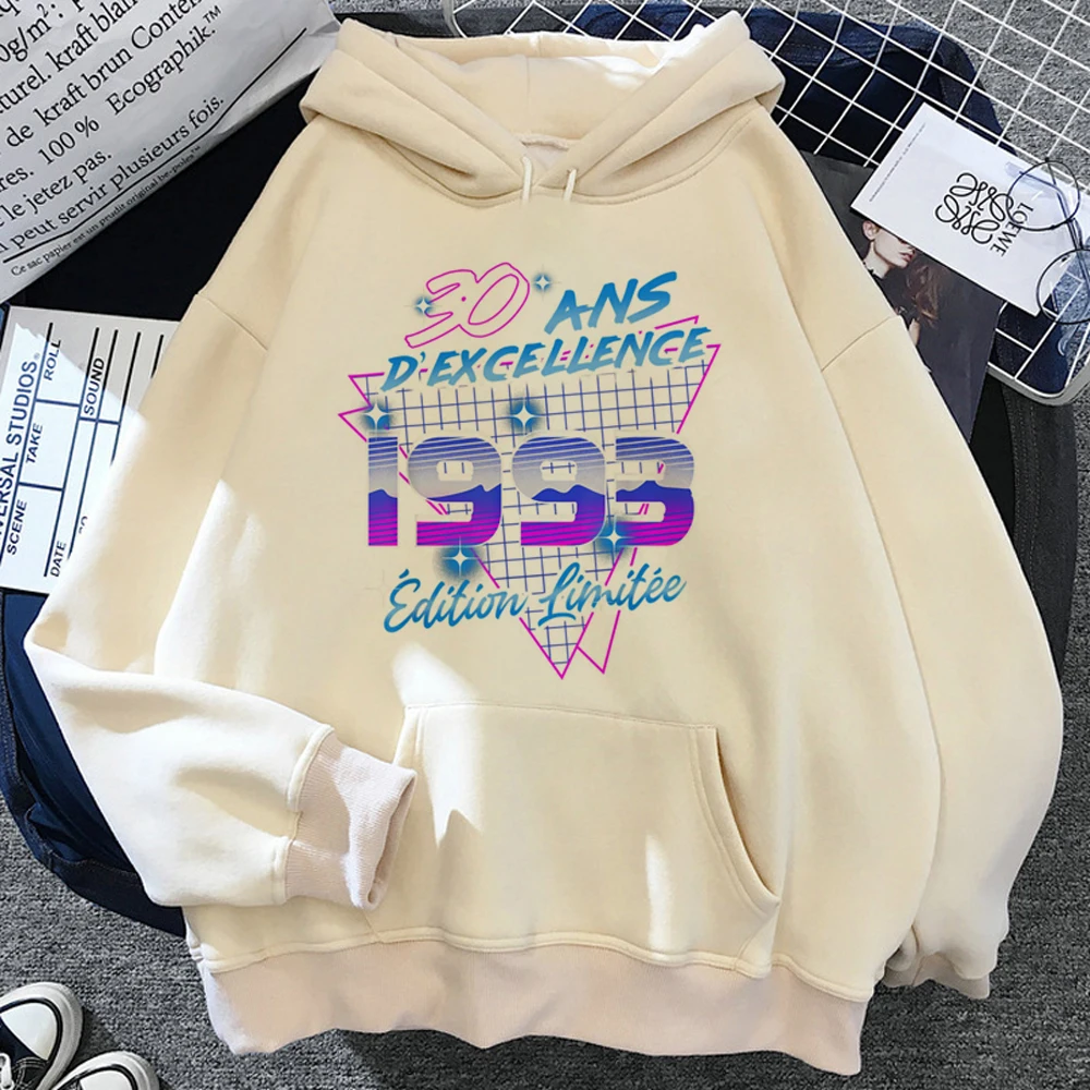 

30 Ans Years Birthday hoodies women aesthetic anime 2023 sweat y2k clothes female Korean style Hooded Shirt