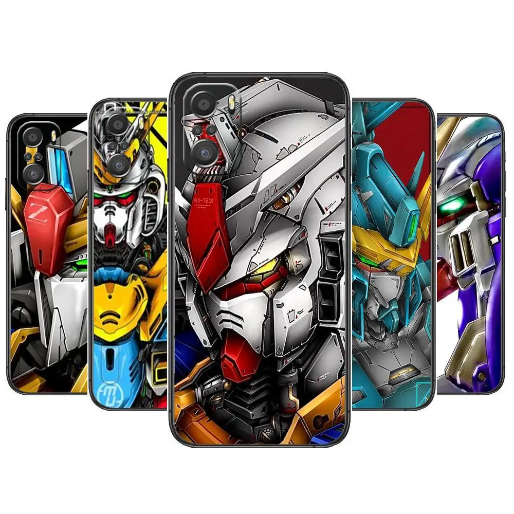 

Hot-Phone Case For xiaomi mi 11 Lite pro Ultra 10s 9 8 MIX 4 FOLD 10T 5g Black Cover Silicone Back PrettGundam Fighter
