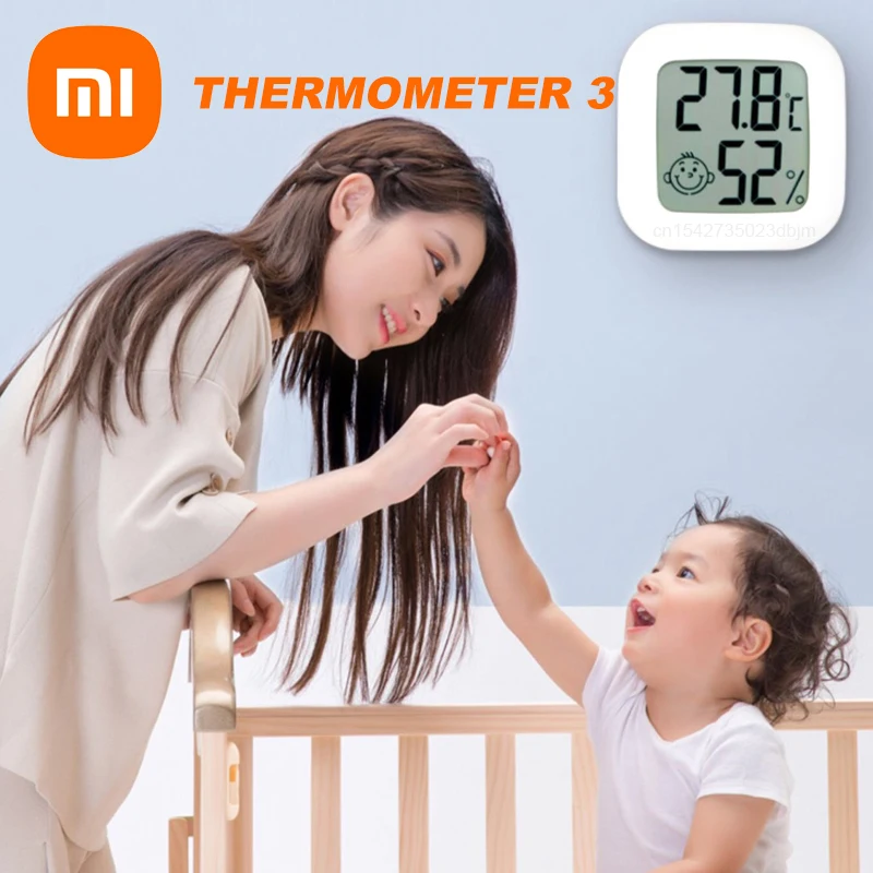 Оригинальный цифровой термометр Xiaomi с ЖК-экраном 2 Mijia Bluetooth совместимый датчик