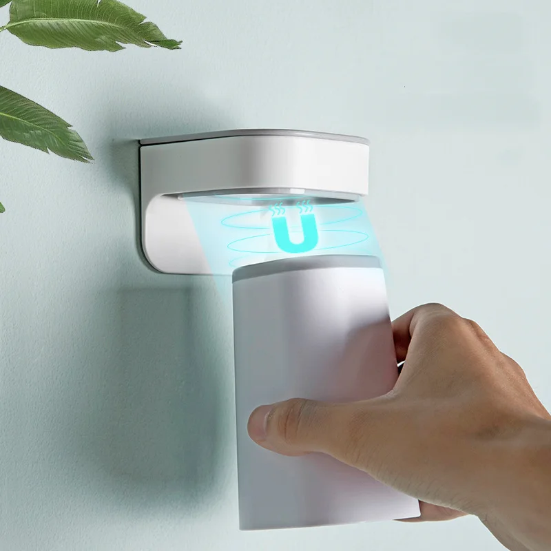 

Настенный магнитный присоска для зубной щетки держатель пластиковая чашка аксессуары для ванной комнаты стойка для хранения зубной щетки ...