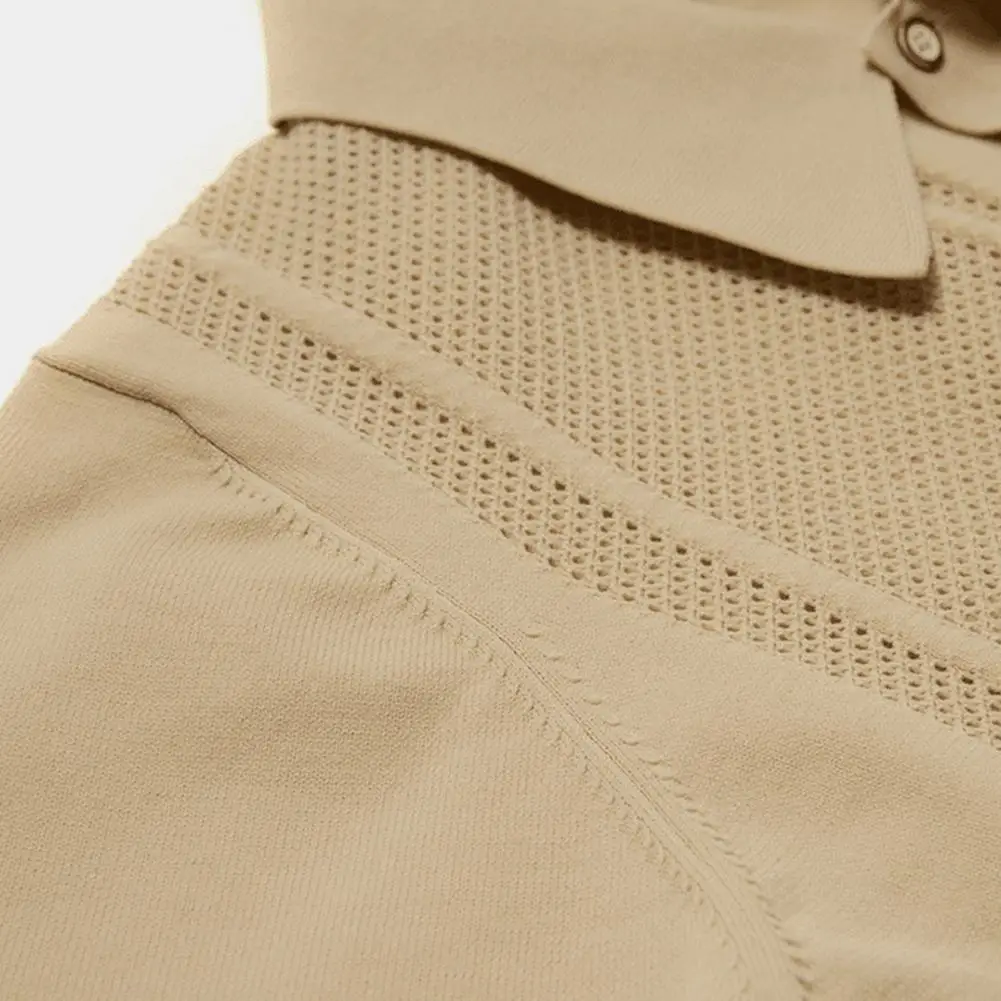 Рубашка мужская однотонная с коротким рукавом удобная однобортная деловая