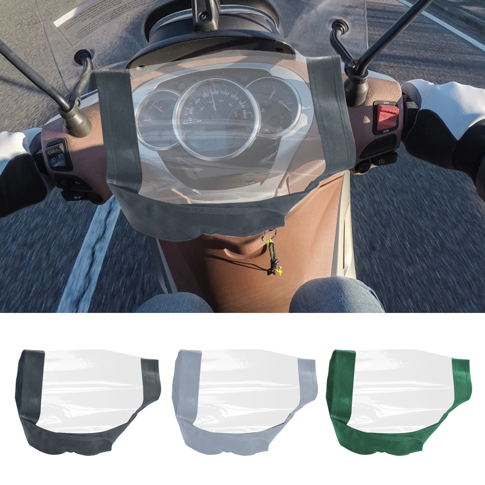 

Mini Control Panel Tiller Cover Rain Waterproof Dust Proof Cover Lightweight Foldable Mobility Scooter Anti Dust Clear Cover