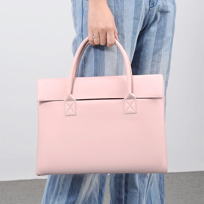 Большая вместительная сумка для ноутбука с инициалами на заказ деловой офисный