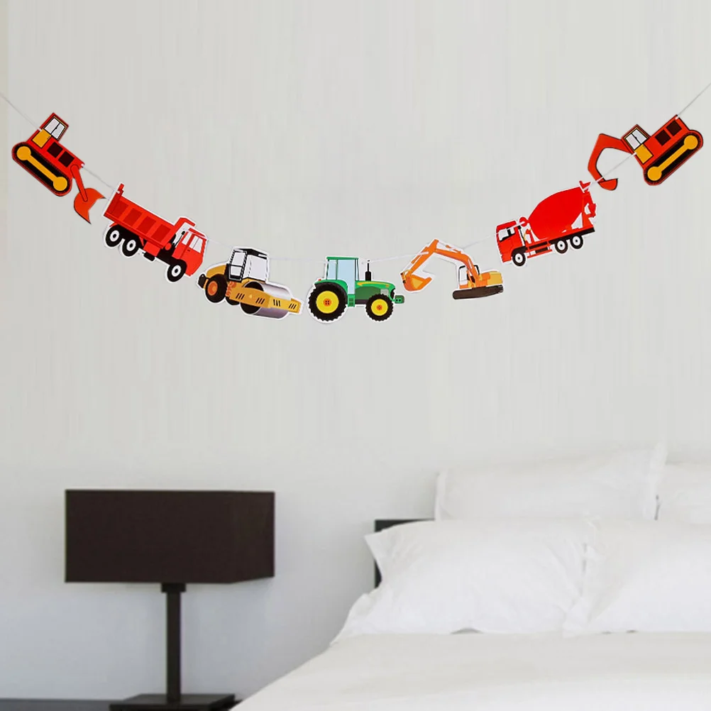 

Dump Truck Party Decorations Tank Truck Garland Supplies Construction Decor Birthday Garland Birthday Truck Decorations