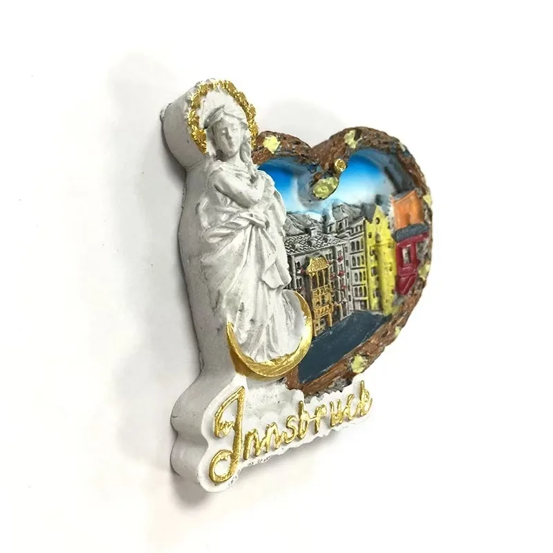 Австрия Innsbruck большой городской высококачественный холодильник с магнитными