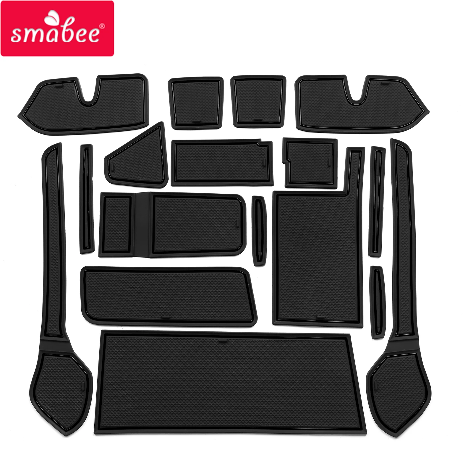 Противоскользящий коврик Smabee с прорезями для ворот для Daihatsu Taft, противоскользящая подставка для двери, подставка для чашки, аксессуары для интерьера автомобиля, резиновые подставки
