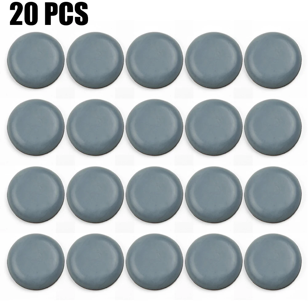 

8/20 Pcs Furniture Sliders Kit 22mm Polytetrafluoroethylene Feet Glider For Carpet Movers Heavy Duty Shifter Household Protector