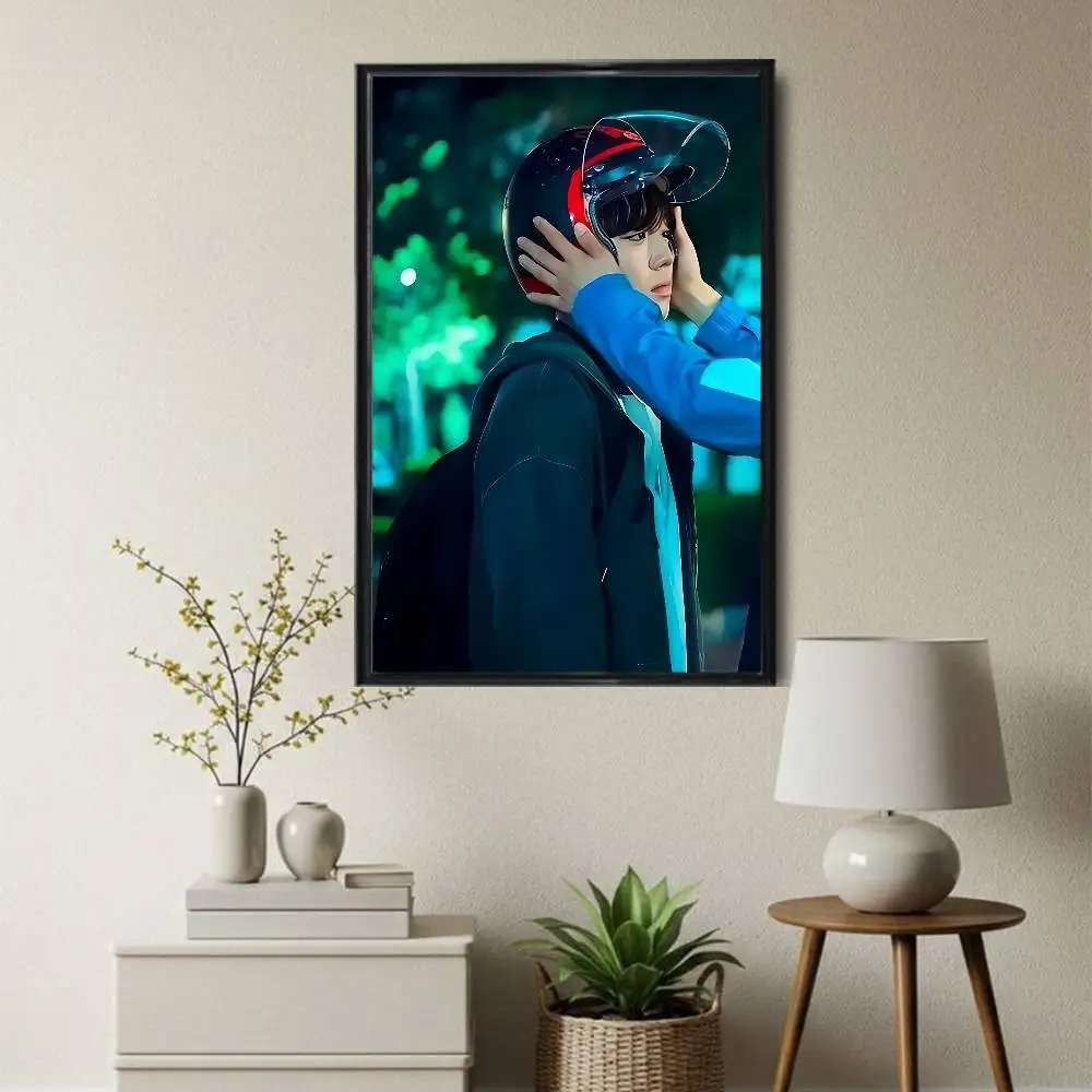 Фото Постер Cool Yeon Si-eun Weak Hero Park Jihoon, HD-печать, водонепроницаемый, для дома, гостиной, спальни, бара, эстетическое украшение №3