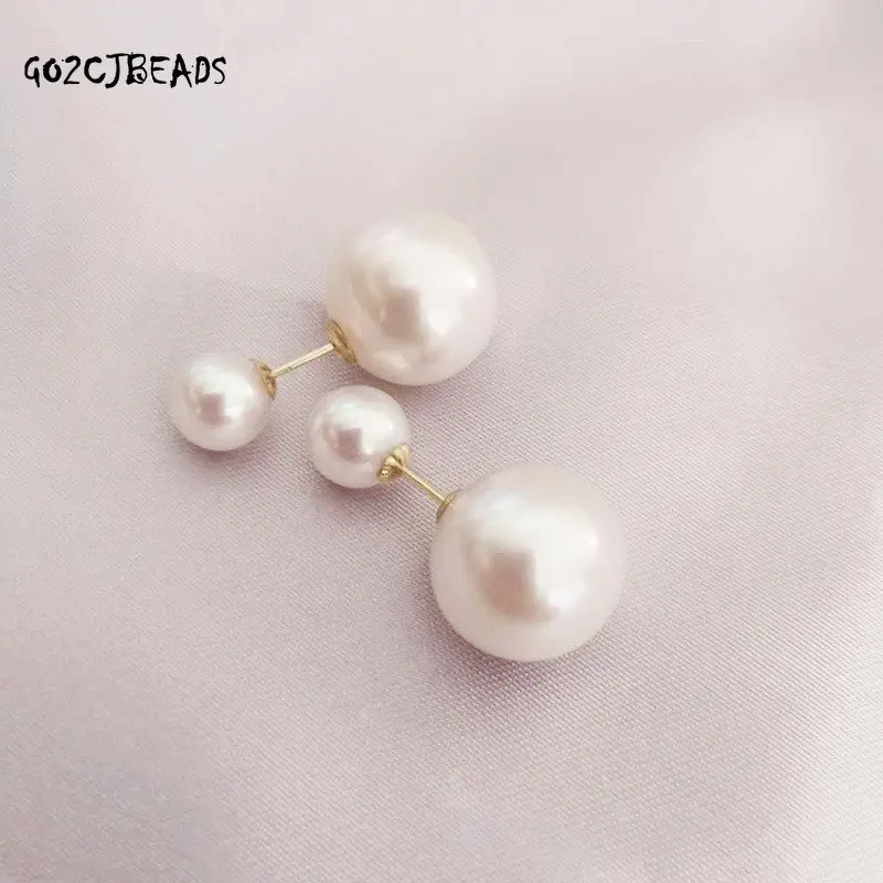 

Simple Pearl Earrings for Women Fashion Trend Pearl Earrings Girl Wedding Party Gift Stud Earrings