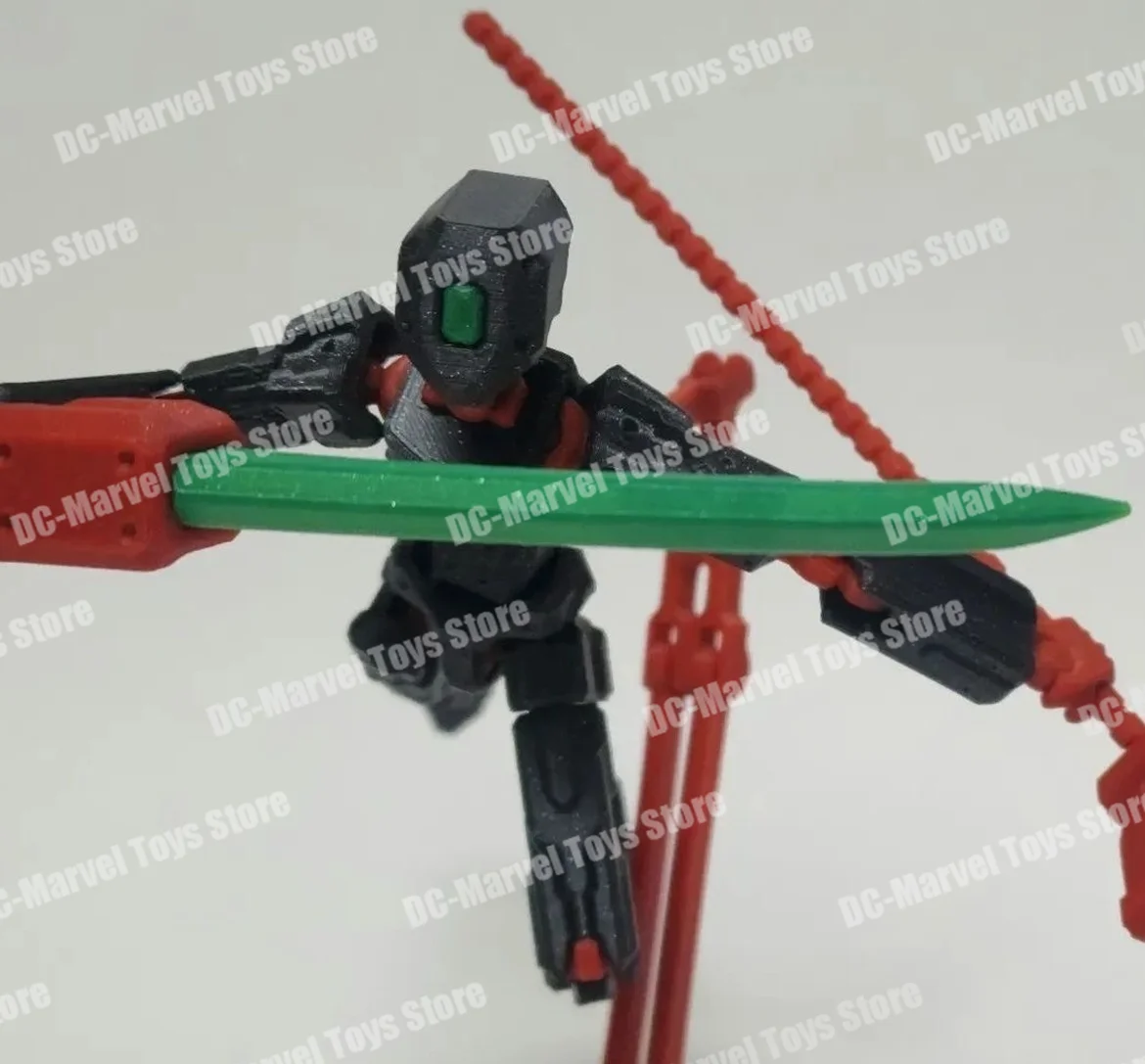 В наличии 3d печатный манекен Lucky 13 многошарнирный ниндзя фигурки героев Shapeshift