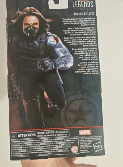 Фото Оригинальная коллекционная фигурка Hasbro MARVEL LEGENDS Winter Soldier, модель аниме-персонажа, подарок, игрушка №4