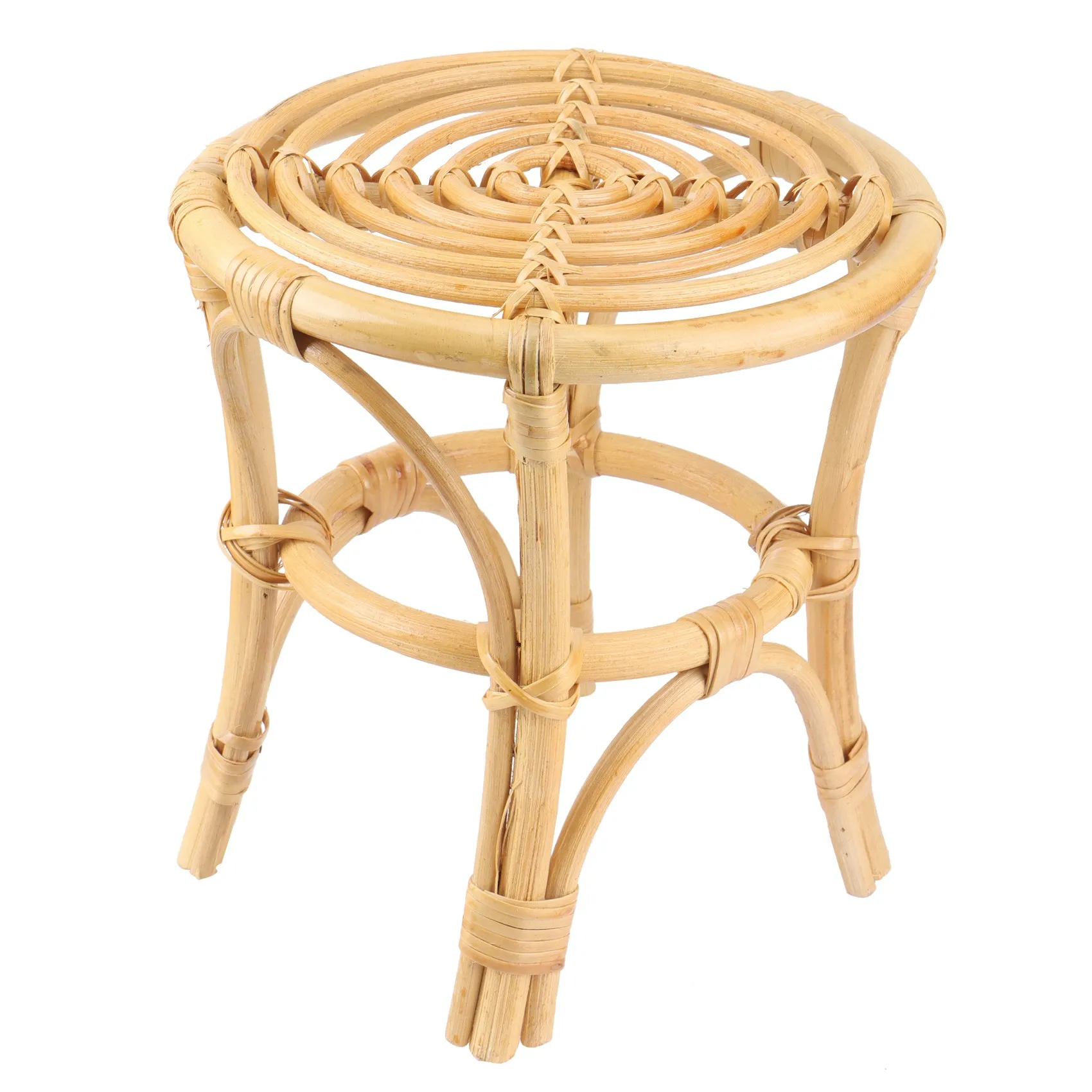 

Подставка из натурального ротанга для растений, комнатный держатель для цветочных горшков, решетка для сада, Скандинавская полка для украш...