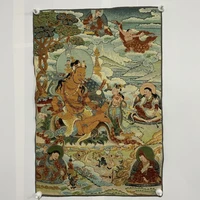 tibet silk embroidery nepal medicine buddha tangka thangka paintings family wall decorated the mural