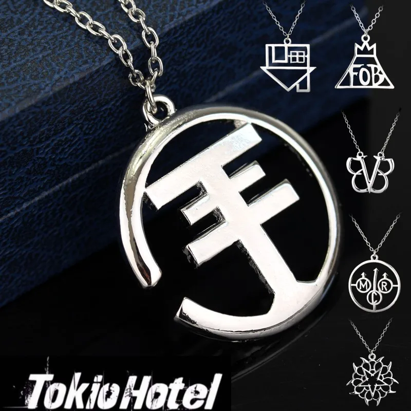 

The Band Tokio Hotel Pendant Necklace for Men Women Kpop Collar Collares Para Mujer Choker Jewelry Korean Fashion Necklace Gift