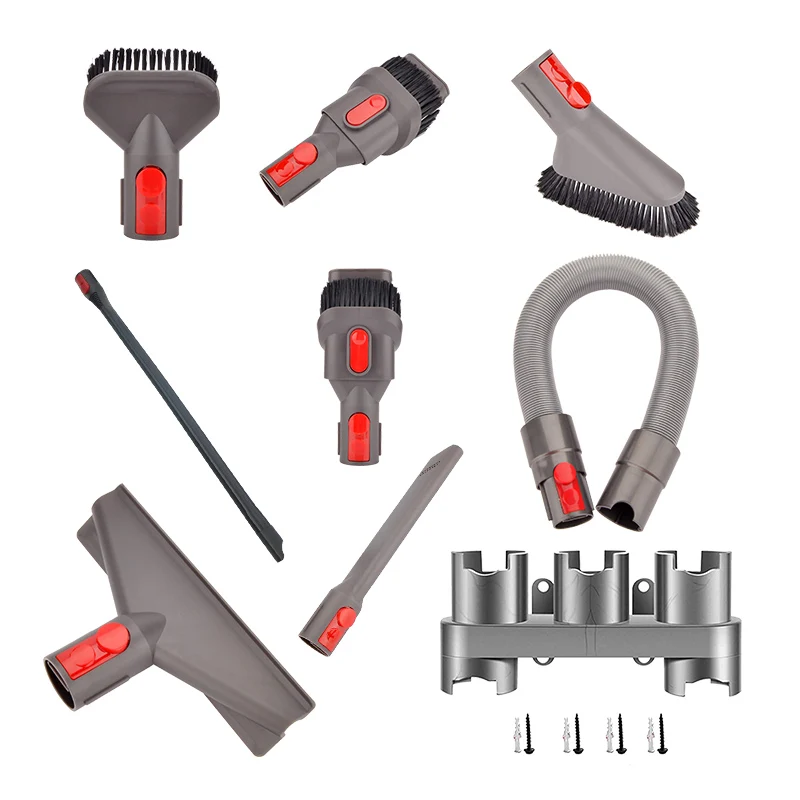 

Щетка для робота-пылесоса Dyson V7 V8 V10 V11, длинная щетина, гибкий инструмент, плоская всасывающая насадка, запасные части