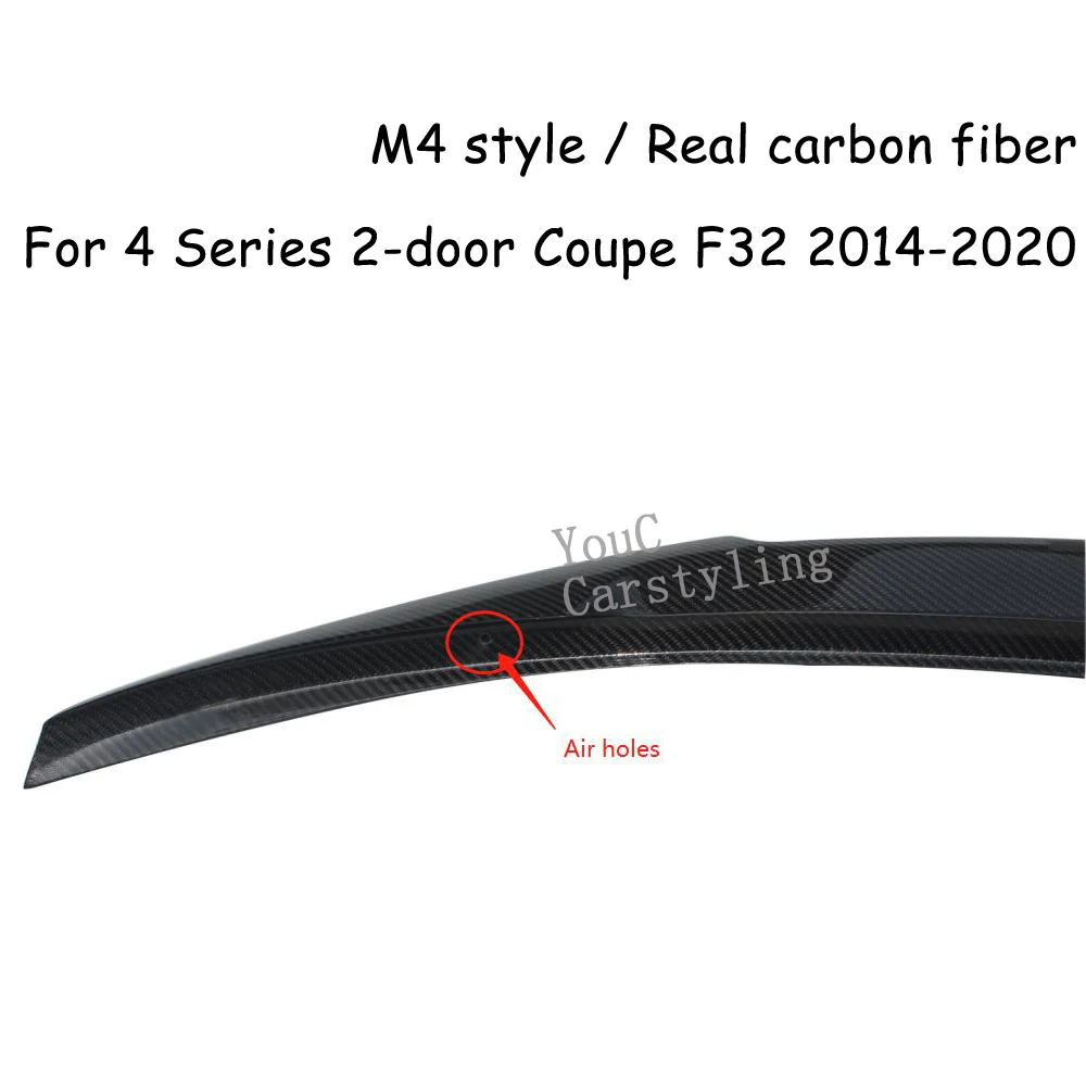 Стильный спойлер F32 M4 для BMW 4 серии 2 двери купе задний багажник губа из