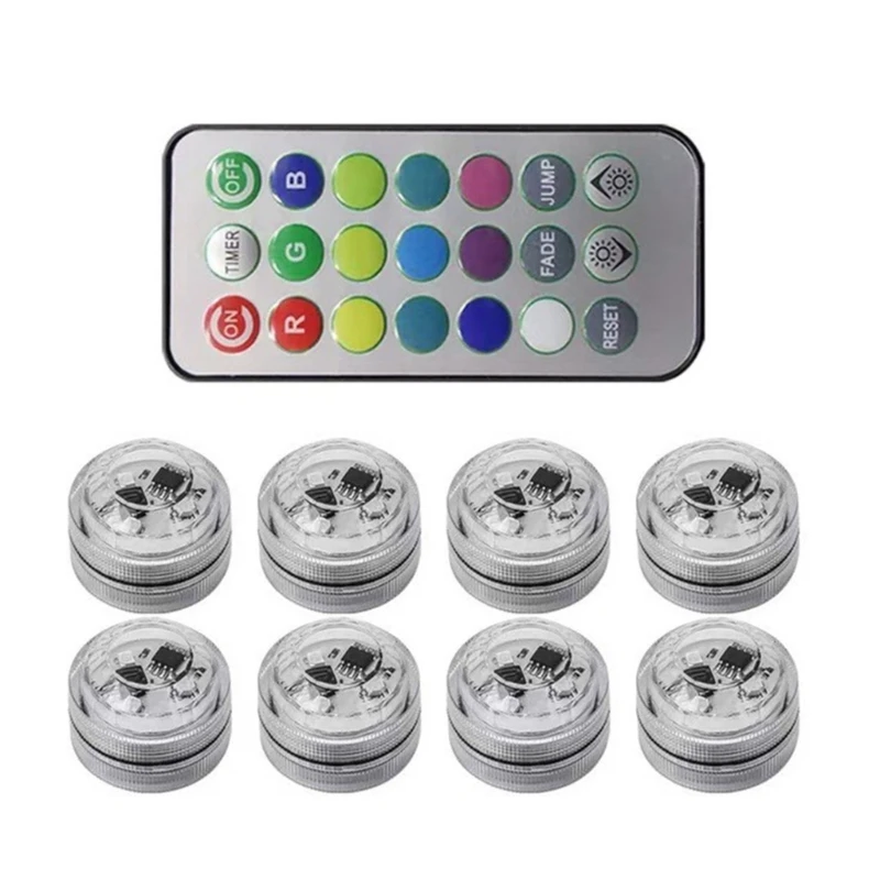 Светодиодные фонари для салона автомобиля окружающее освещение с дистанционным