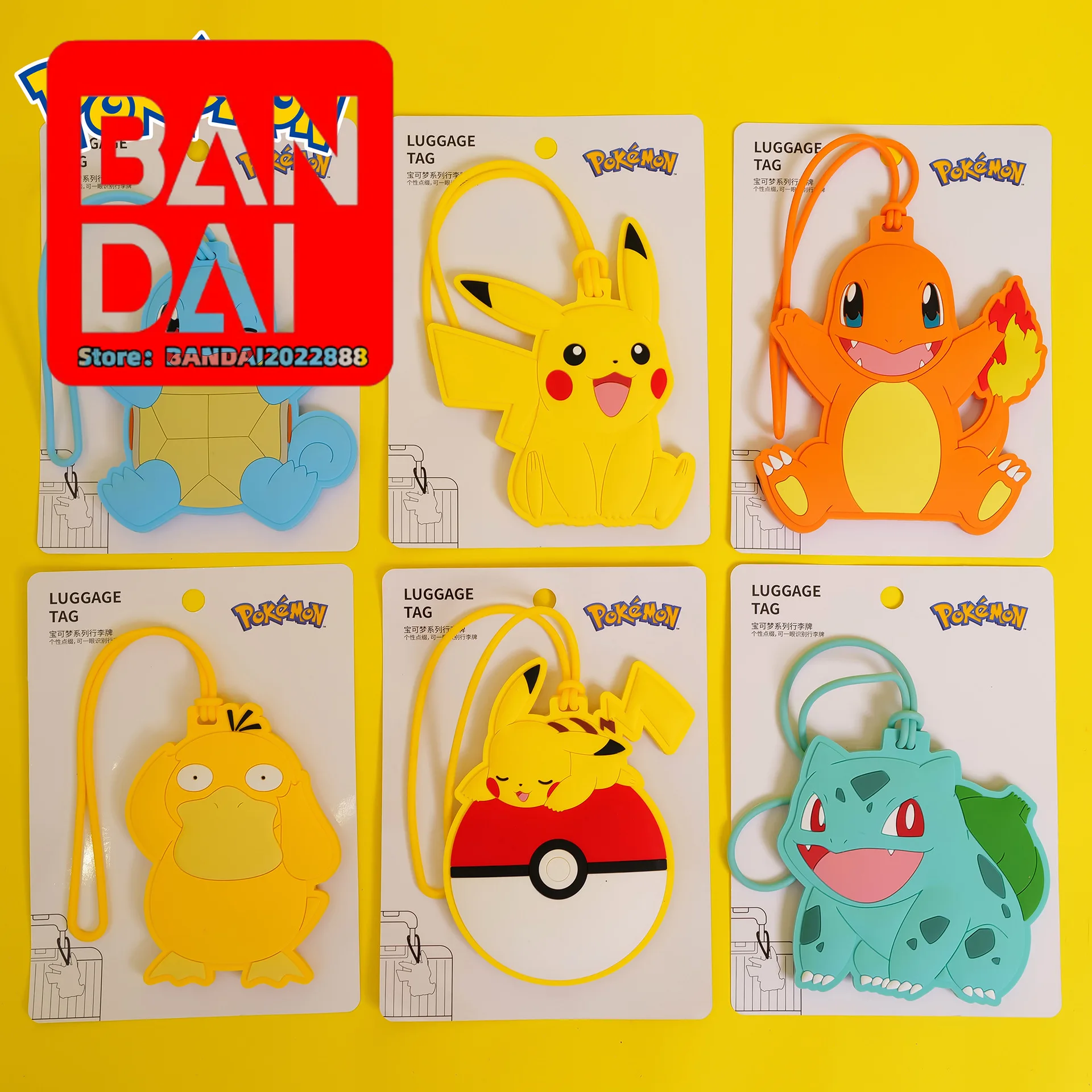

Волшебная Детская Подлинная бирка для багажа Pikachu, бирка для багажа серии Pokemon, мультяшная бирка для путешествий, бирка для регистрации