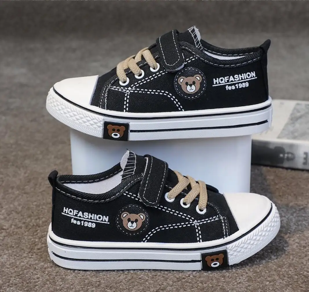 Детские холщовые кроссовки для девочек и мальчиков детская дышащая повседневная