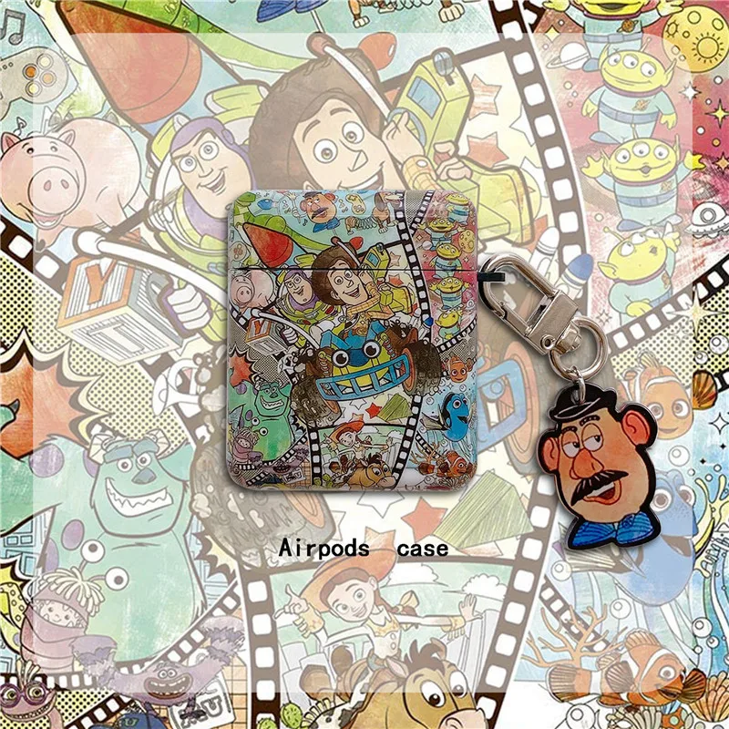 

C-123-WJ Creative Personality Retro Comic Apple AirPods 2 Case Cover AirPods Pro Case IPhone Earphone Accessories Air Pod Case