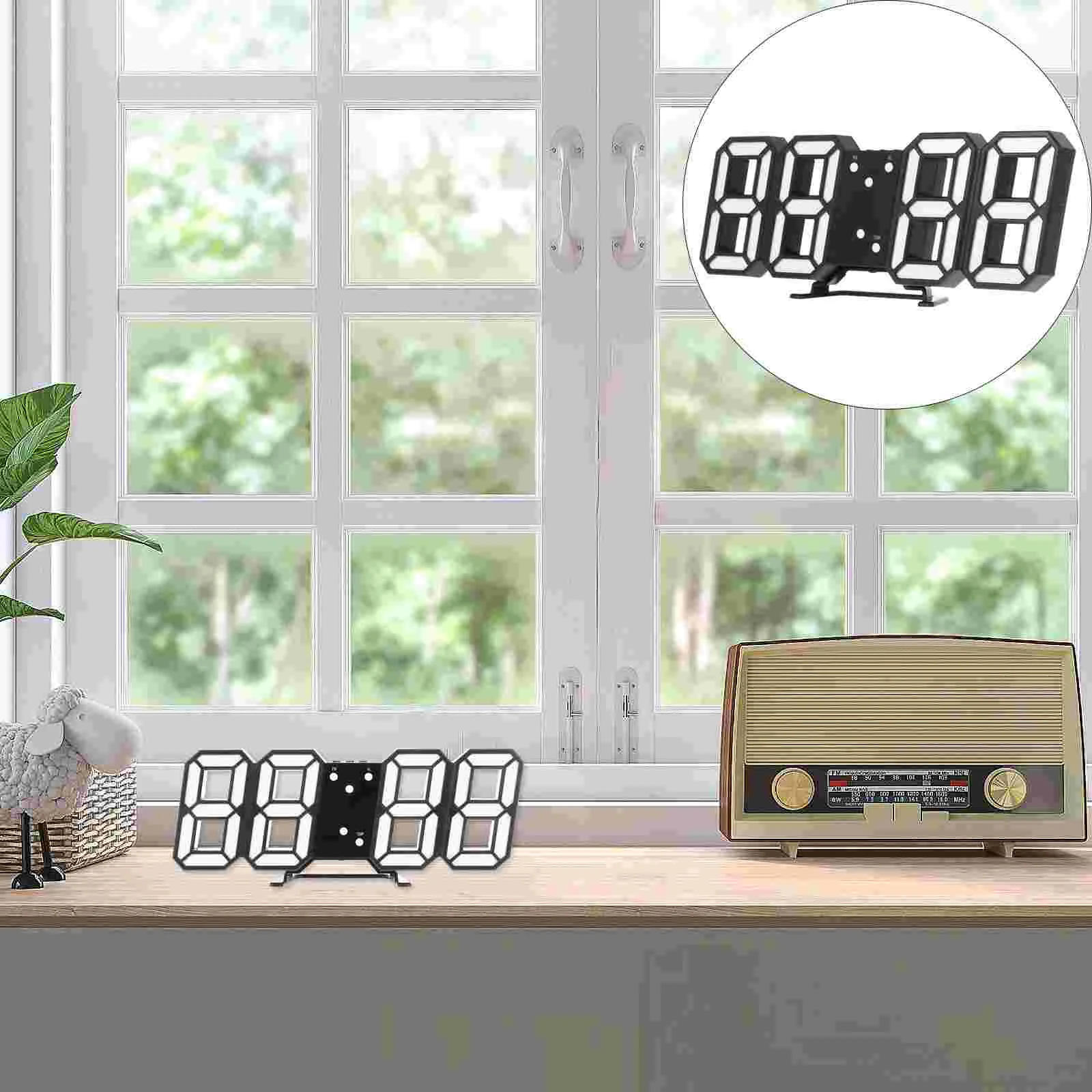 Цифровой будильник 3d настольное электронное украшение для дома с цифрами 3 D