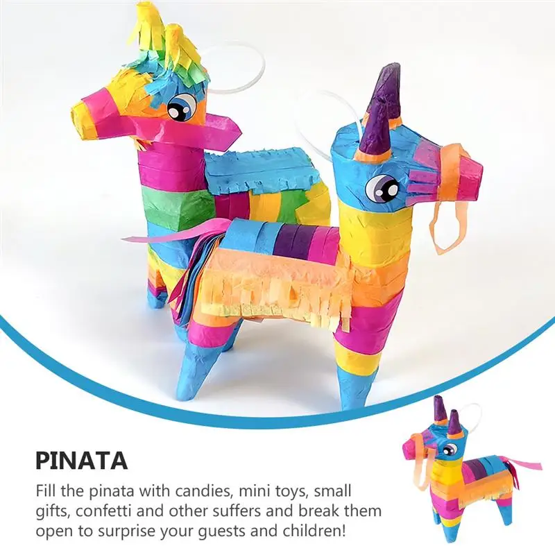 Праздвечерние чные наборы Pinatas Pinata с осликом мексиканские рождественские