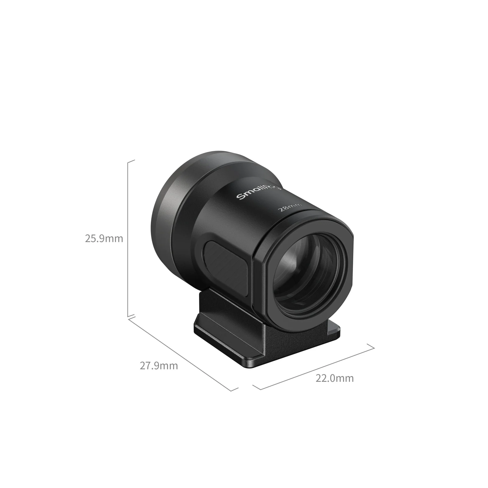 Фото Внешний оптический видоискатель SmallRig 5873 28 мм с линиями разметки 3:2 для Sony ZV-E10 / A6700, Canon R50, Nikon, Fujifilm №3