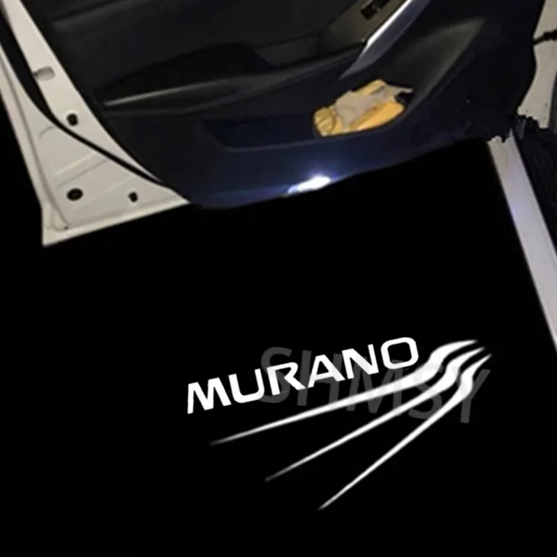 

2 светодиодных проектора, аксессуары для дверей автомобиля, призрачные теневые огни для Nissan Murano Z50 Z51 2002 2003 2004 2005 2006 2007 2008 2009-2015