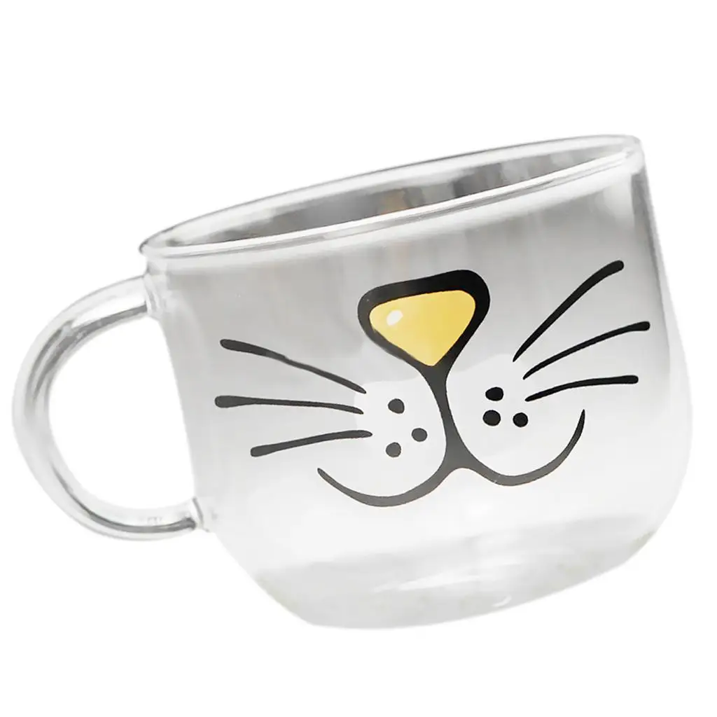 Кружка для воды и чашка с ручкой кошек котят сока детский праздничный подарок