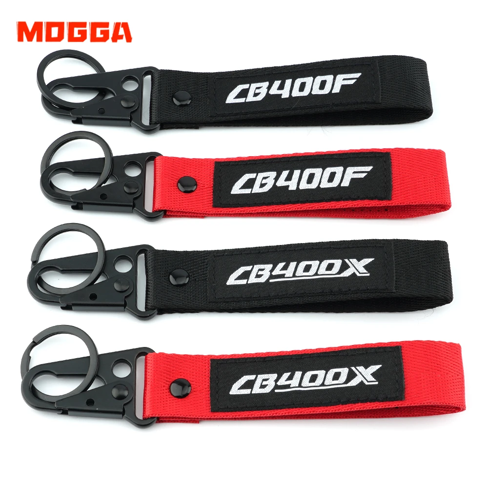 

New Motorcycle Keychain Key Holder For Honda CB400F CB400X CB 400F 400X 400 F/X All Years Motorbike Keyring Key Chain Ring Belt