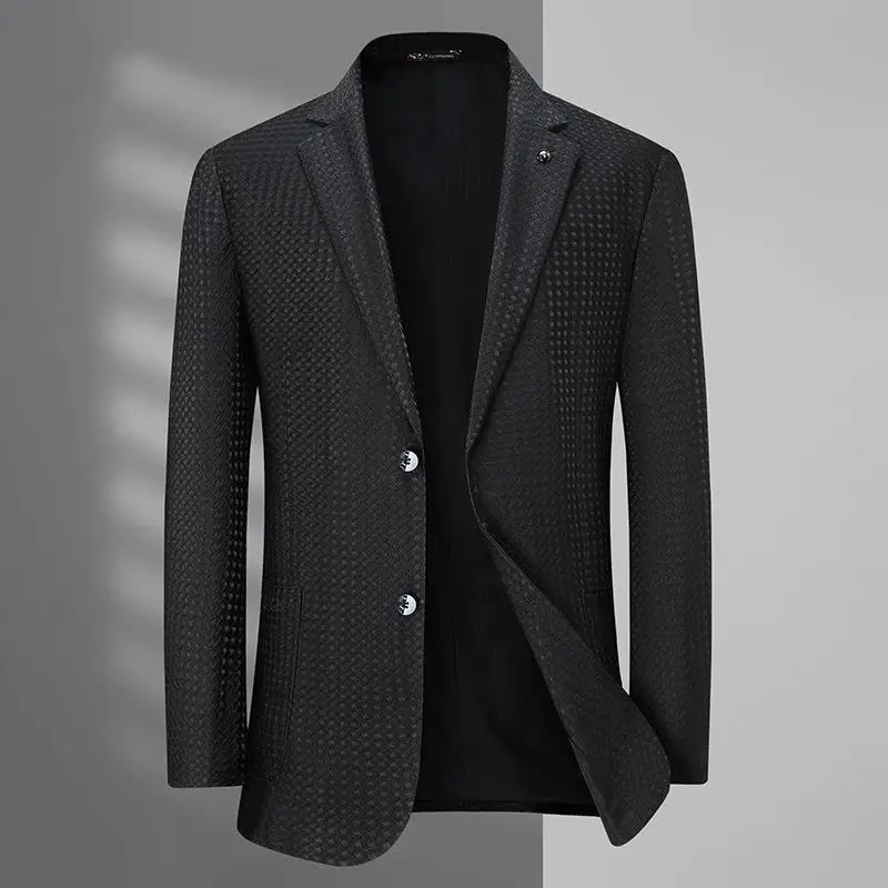 

5583-Men's small suit spring and autumn leisure business suit Korean version light cooked wind trend tide slim men's jacket