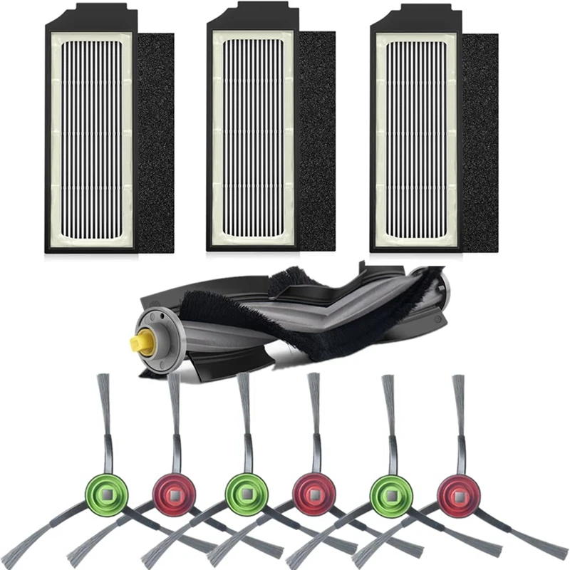 

Replacement Parts Main Brush Side Brushes HEPA Filters For Ecovacs X1omni X1turbo Robot Vacuum Cleaner Accessories