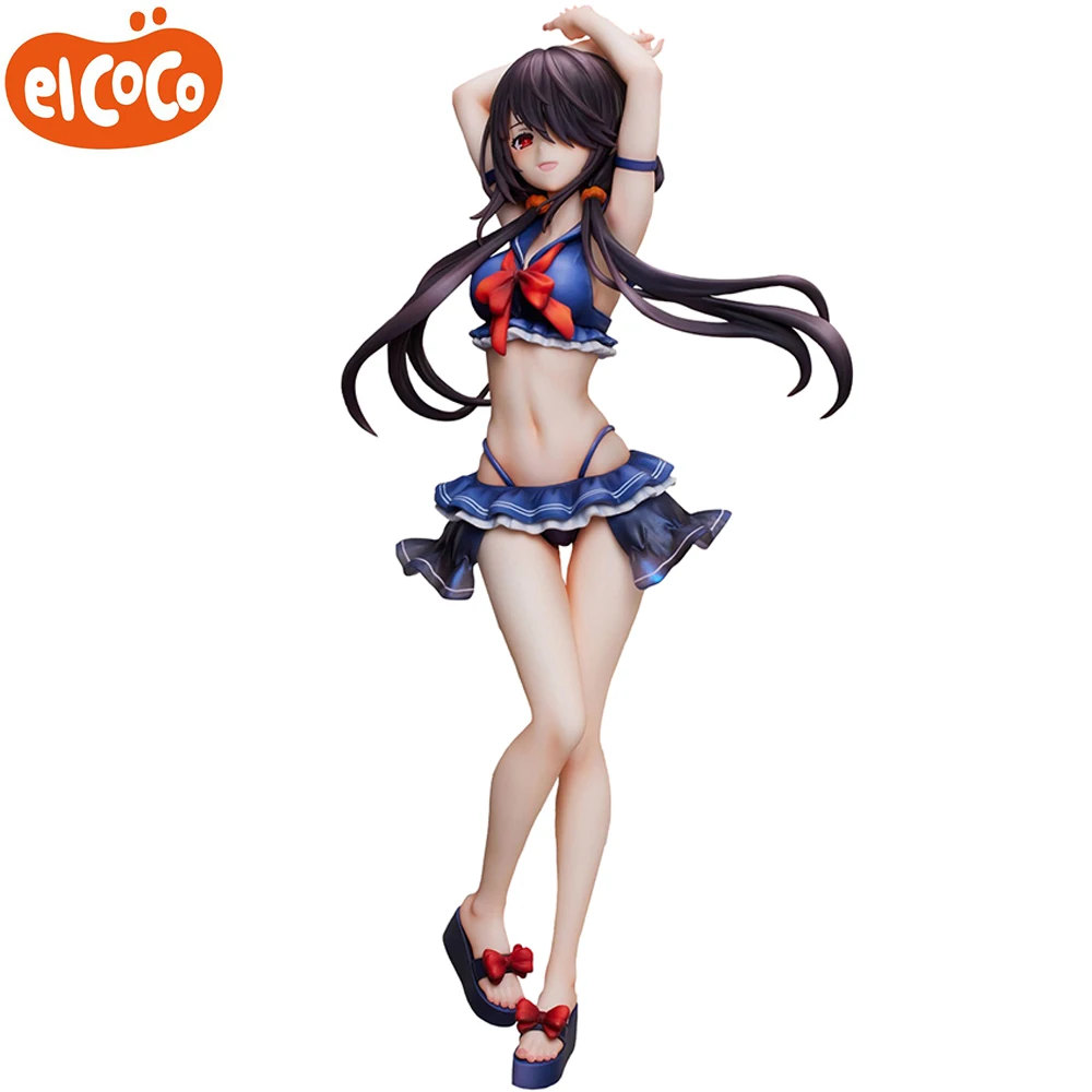 Оригинальная кукла elCOCO Date A Live Tokisaki Kurumi 1/7 Bishoujo Коллекционная Аниме Фигурка модель