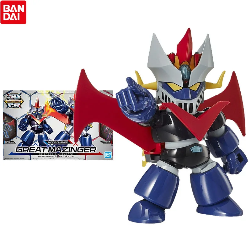 

Bandai Mazinger Z Animation Figure Q Version BB SDCS Great Mazinger Genuine Model Decoration Action Toy Figure Toys for Children