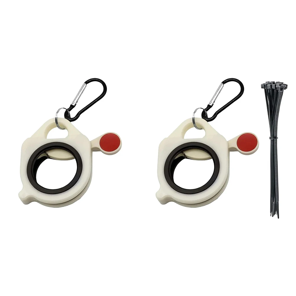 Флуоресцентный Пластиковый Органайзер Для Кабельных Стяжек Многоразовый Зажим